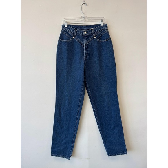 Vintage Rockies Jeans Womens 28 Blue High Rise Relaxed Tapered Western Denim 90s